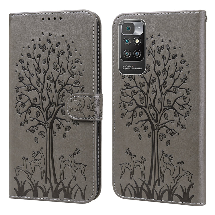 Tree & Deer Pattern Pressed Flip Leather Phone Case, For Nokia 3.4 / 5.4, For Nokia G20 / G10 / 6.3, For Sony Xperia 10 III, For Xiaomi Redmi 9T / 9 Power, For Xiaomi Redmi 10, For Xiaomi Redmi Note 8 2021 / Note 8, For Xiaomi Redmi 9 / Redmi 10X      ...