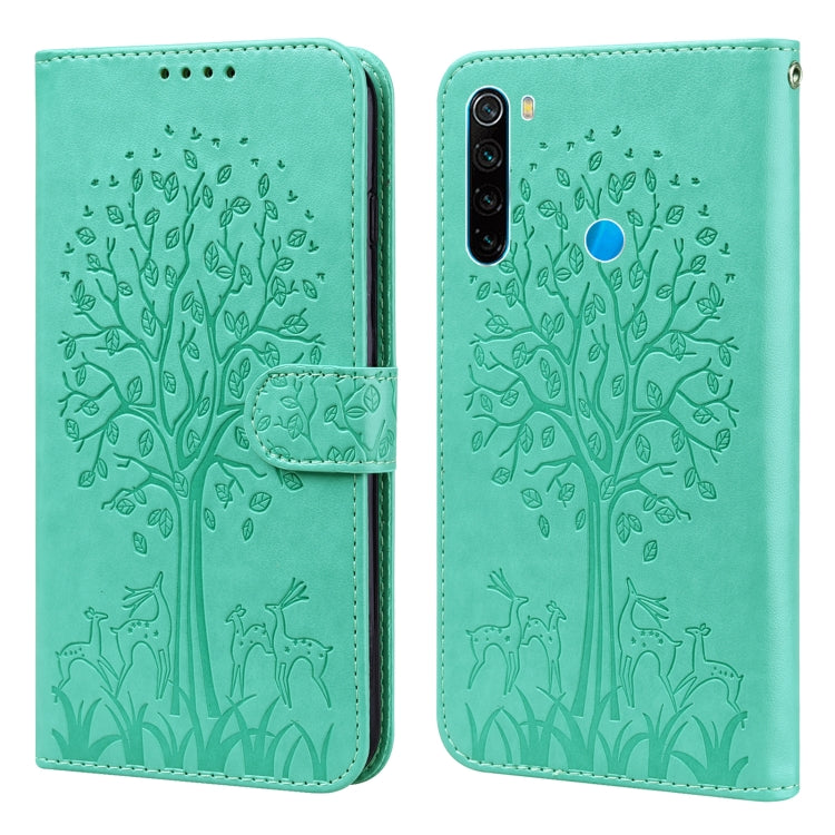 Tree & Deer Pattern Pressed Flip Leather Phone Case, For Nokia 3.4 / 5.4, For Nokia G20 / G10 / 6.3, For Sony Xperia 10 III, For Xiaomi Redmi 9T / 9 Power, For Xiaomi Redmi 10, For Xiaomi Redmi Note 8 2021 / Note 8, For Xiaomi Redmi 9 / Redmi 10X      ...
