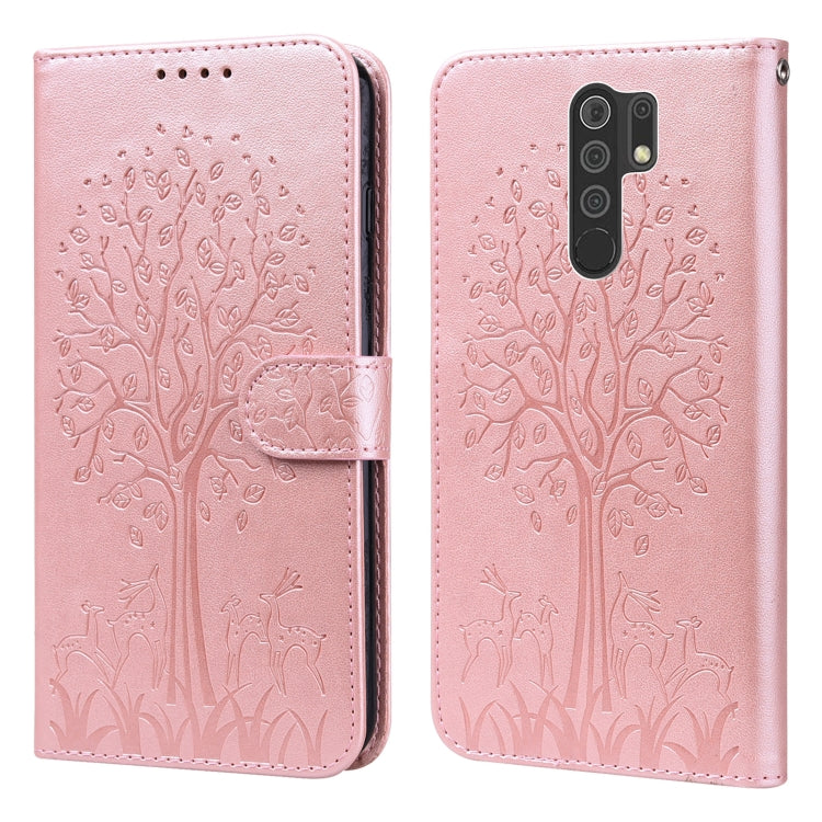 Tree & Deer Pattern Pressed Flip Leather Phone Case, For Nokia 3.4 / 5.4, For Nokia G20 / G10 / 6.3, For Sony Xperia 10 III, For Xiaomi Redmi 9T / 9 Power, For Xiaomi Redmi 10, For Xiaomi Redmi Note 8 2021 / Note 8, For Xiaomi Redmi 9 / Redmi 10X      ...