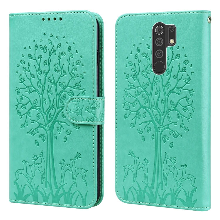 Tree & Deer Pattern Pressed Flip Leather Phone Case, For Nokia 3.4 / 5.4, For Nokia G20 / G10 / 6.3, For Sony Xperia 10 III, For Xiaomi Redmi 9T / 9 Power, For Xiaomi Redmi 10, For Xiaomi Redmi Note 8 2021 / Note 8, For Xiaomi Redmi 9 / Redmi 10X      ...