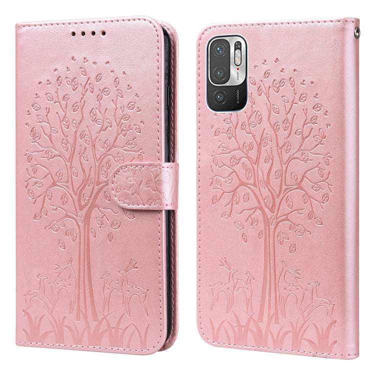 Tree & Deer Pattern Pressed Flip Leather Phone Case, For Nokia 3.4 / 5.4, For Nokia G20 / G10 / 6.3, For Sony Xperia 10 III, For Xiaomi Redmi 9T / 9 Power, For Xiaomi Redmi 10, For Xiaomi Redmi Note 8 2021 / Note 8, For Xiaomi Redmi 9 / Redmi 10X      ...