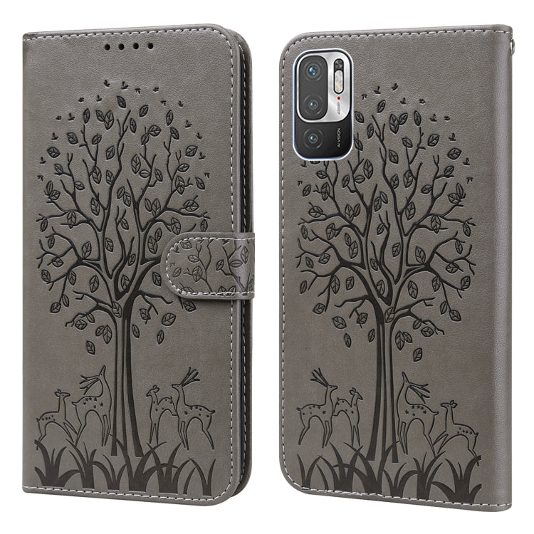 Tree & Deer Pattern Pressed Flip Leather Phone Case, For Nokia 3.4 / 5.4, For Nokia G20 / G10 / 6.3, For Sony Xperia 10 III, For Xiaomi Redmi 9T / 9 Power, For Xiaomi Redmi 10, For Xiaomi Redmi Note 8 2021 / Note 8, For Xiaomi Redmi 9 / Redmi 10X      ...