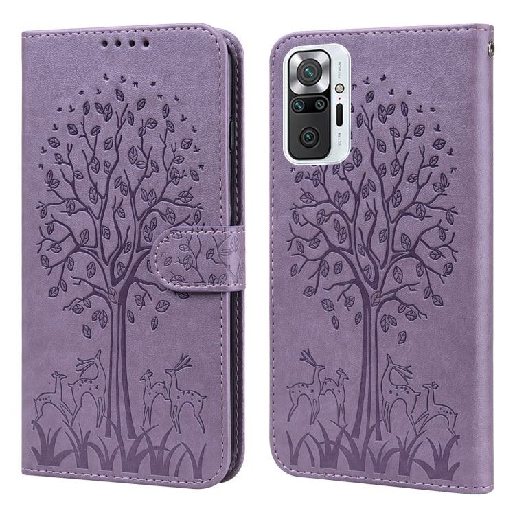Tree & Deer Pattern Pressed Flip Leather Phone Case, For Xiaomi Redmi Note 10 Pro / Note 10 Pro Max, For Xiaomi Redmi Note 11 4G, For Xiaomi Redmi Note 11 Pro 4G / 5G, For Xiaomi Redmi Note 9 Pro / Note 9 Pro Max, For Xiaomi Redmi 9A                   ...