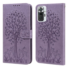 Load image into Gallery viewer, Tree &amp; Deer Pattern Pressed Flip Leather Phone Case, For Xiaomi Redmi Note 10 Pro / Note 10 Pro Max, For Xiaomi Redmi Note 11 4G, For Xiaomi Redmi Note 11 Pro 4G / 5G, For Xiaomi Redmi Note 9 Pro / Note 9 Pro Max, For Xiaomi Redmi 9A                   ...