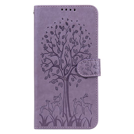 Tree & Deer Pattern Pressed Flip Leather Phone Case, For Xiaomi Redmi Note 10 Pro / Note 10 Pro Max, For Xiaomi Redmi Note 11 4G, For Xiaomi Redmi Note 11 Pro 4G / 5G, For Xiaomi Redmi Note 9 Pro / Note 9 Pro Max, For Xiaomi Redmi 9A                   ...