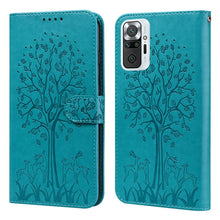 Load image into Gallery viewer, Tree &amp; Deer Pattern Pressed Flip Leather Phone Case, For Xiaomi Redmi Note 10 Pro / Note 10 Pro Max, For Xiaomi Redmi Note 11 4G, For Xiaomi Redmi Note 11 Pro 4G / 5G, For Xiaomi Redmi Note 9 Pro / Note 9 Pro Max, For Xiaomi Redmi 9A                   ...