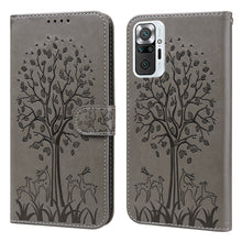 Load image into Gallery viewer, Tree &amp; Deer Pattern Pressed Flip Leather Phone Case, For Xiaomi Redmi Note 10 Pro / Note 10 Pro Max, For Xiaomi Redmi Note 11 4G, For Xiaomi Redmi Note 11 Pro 4G / 5G, For Xiaomi Redmi Note 9 Pro / Note 9 Pro Max, For Xiaomi Redmi 9A                   ...