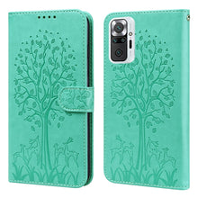 Load image into Gallery viewer, Tree &amp; Deer Pattern Pressed Flip Leather Phone Case, For Xiaomi Redmi Note 10 Pro / Note 10 Pro Max, For Xiaomi Redmi Note 11 4G, For Xiaomi Redmi Note 11 Pro 4G / 5G, For Xiaomi Redmi Note 9 Pro / Note 9 Pro Max, For Xiaomi Redmi 9A                   ...