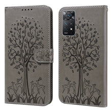 Load image into Gallery viewer, Tree &amp; Deer Pattern Pressed Flip Leather Phone Case, For Xiaomi Redmi Note 10 Pro / Note 10 Pro Max, For Xiaomi Redmi Note 11 4G, For Xiaomi Redmi Note 11 Pro 4G / 5G, For Xiaomi Redmi Note 9 Pro / Note 9 Pro Max, For Xiaomi Redmi 9A                   ...