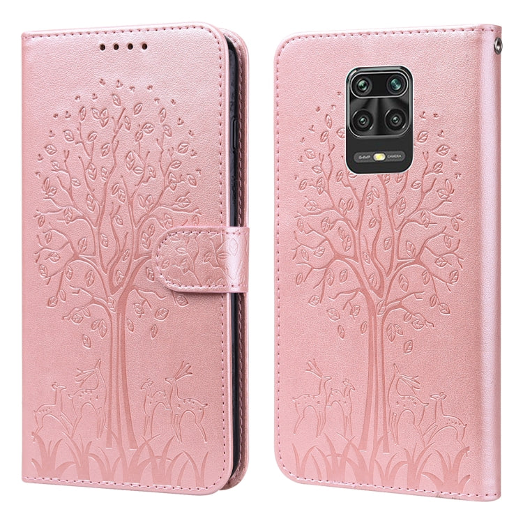 Tree & Deer Pattern Pressed Flip Leather Phone Case, For Xiaomi Redmi Note 10 Pro / Note 10 Pro Max, For Xiaomi Redmi Note 11 4G, For Xiaomi Redmi Note 11 Pro 4G / 5G, For Xiaomi Redmi Note 9 Pro / Note 9 Pro Max, For Xiaomi Redmi 9A                   ...