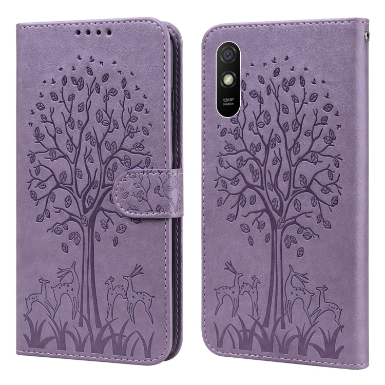 Tree & Deer Pattern Pressed Flip Leather Phone Case, For Xiaomi Redmi Note 10 Pro / Note 10 Pro Max, For Xiaomi Redmi Note 11 4G, For Xiaomi Redmi Note 11 Pro 4G / 5G, For Xiaomi Redmi Note 9 Pro / Note 9 Pro Max, For Xiaomi Redmi 9A                   ...