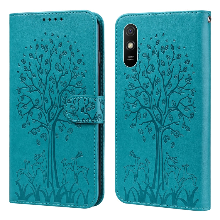 Tree & Deer Pattern Pressed Flip Leather Phone Case, For Xiaomi Redmi Note 10 Pro / Note 10 Pro Max, For Xiaomi Redmi Note 11 4G, For Xiaomi Redmi Note 11 Pro 4G / 5G, For Xiaomi Redmi Note 9 Pro / Note 9 Pro Max, For Xiaomi Redmi 9A                   ...