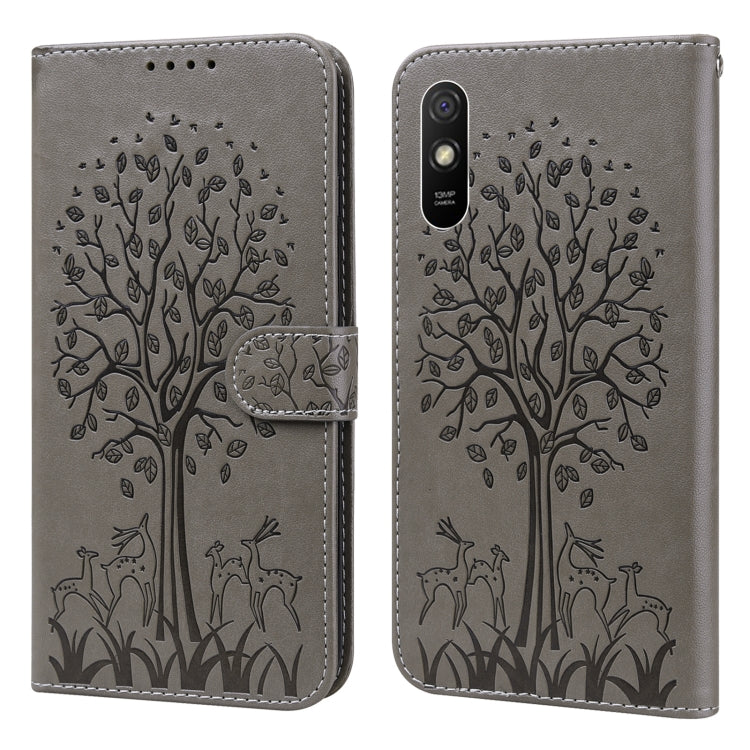 Tree & Deer Pattern Pressed Flip Leather Phone Case, For Xiaomi Redmi Note 10 Pro / Note 10 Pro Max, For Xiaomi Redmi Note 11 4G, For Xiaomi Redmi Note 11 Pro 4G / 5G, For Xiaomi Redmi Note 9 Pro / Note 9 Pro Max, For Xiaomi Redmi 9A                   ...