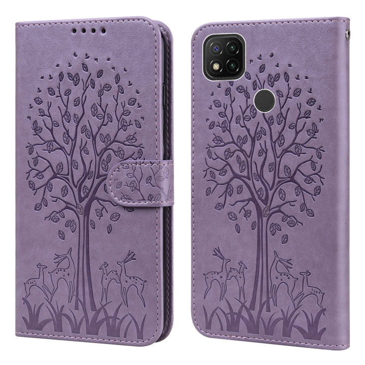 Tree & Deer Pattern Pressed Flip Leather Phone Case, For Xiaomi Redmi Note 10 Pro / Note 10 Pro Max, For Xiaomi Redmi Note 11 4G, For Xiaomi Redmi Note 11 Pro 4G / 5G, For Xiaomi Redmi Note 9 Pro / Note 9 Pro Max, For Xiaomi Redmi 9A                   ...