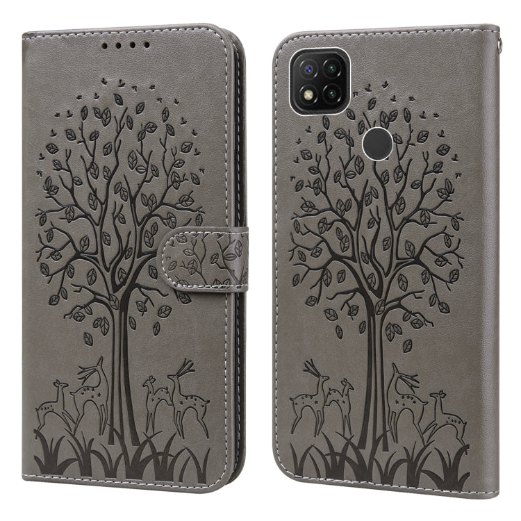Tree & Deer Pattern Pressed Flip Leather Phone Case, For Xiaomi Redmi Note 10 Pro / Note 10 Pro Max, For Xiaomi Redmi Note 11 4G, For Xiaomi Redmi Note 11 Pro 4G / 5G, For Xiaomi Redmi Note 9 Pro / Note 9 Pro Max, For Xiaomi Redmi 9A                   ...
