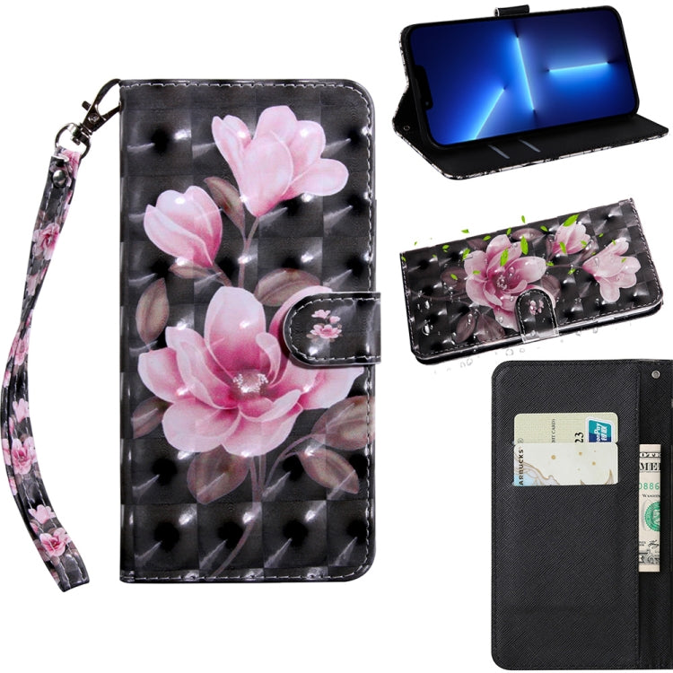 3D Painting Pattern Coloured Drawing Leather Phone Case, For iPhone 13 Pro Max, For iPhone 13 Pro, For iPhone 13, For iPhone 13 mini