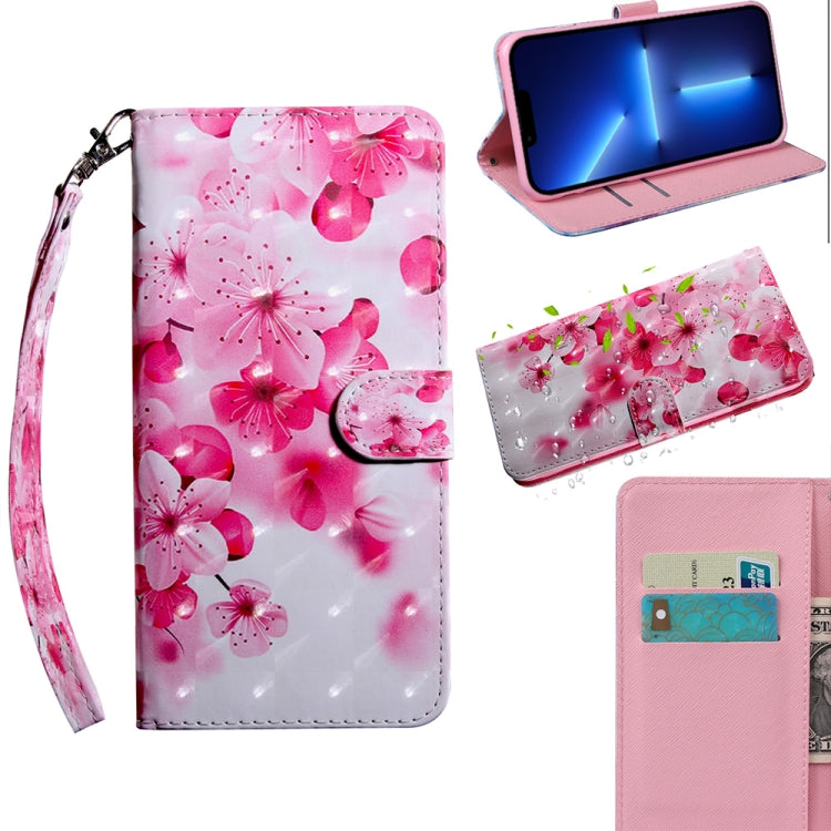 3D Painting Pattern Coloured Drawing Leather Phone Case, For iPhone 13 Pro Max, For iPhone 13 Pro, For iPhone 13, For iPhone 13 mini