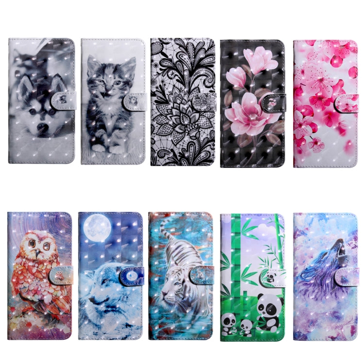 3D Painting Pattern Coloured Drawing Leather Phone Case, For iPhone 13 Pro Max, For iPhone 13 Pro, For iPhone 13, For iPhone 13 mini
