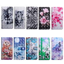 Load image into Gallery viewer, 3D Painting Pattern Coloured Drawing Leather Phone Case, For iPhone 13 Pro Max, For iPhone 13 Pro, For iPhone 13, For iPhone 13 mini