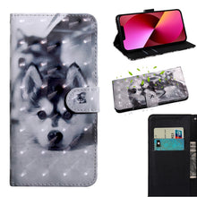 Load image into Gallery viewer, 3D Painting Pattern Coloured Drawing Leather Phone Case, For iPhone 13 Pro Max, For iPhone 13 Pro, For iPhone 13, For iPhone 13 mini