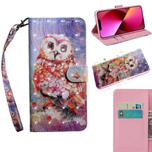 Load image into Gallery viewer, 3D Painting Pattern Coloured Drawing Leather Phone Case, For iPhone 13 Pro Max, For iPhone 13 Pro, For iPhone 13, For iPhone 13 mini