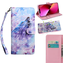 Load image into Gallery viewer, 3D Painting Pattern Coloured Drawing Leather Phone Case, For iPhone 13 Pro Max, For iPhone 13 Pro, For iPhone 13, For iPhone 13 mini