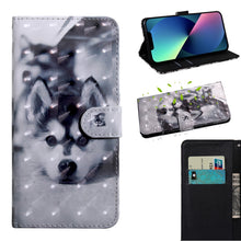 Load image into Gallery viewer, 3D Painting Pattern Coloured Drawing Leather Phone Case, For iPhone 13 Pro Max, For iPhone 13 Pro, For iPhone 13, For iPhone 13 mini