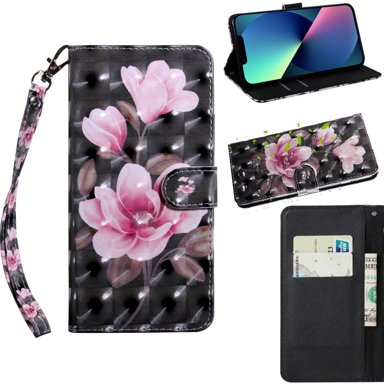 3D Painting Pattern Coloured Drawing Leather Phone Case, For iPhone 13 Pro Max, For iPhone 13 Pro, For iPhone 13, For iPhone 13 mini
