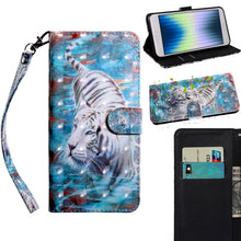 Load image into Gallery viewer, 3D Painting Pattern Coloured Drawing Leather Phone Case, For iPhone SE 2022