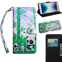 Load image into Gallery viewer, 3D Painting Pattern Coloured Drawing Leather Phone Case, For iPhone SE 2022