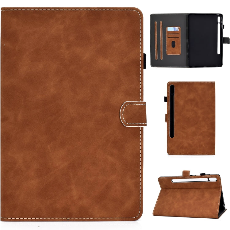 Cowhide Texture Smart Leather Tablet Case, For Lenovo Legion Y700, For Samsung Galaxy Tab S8 / S7