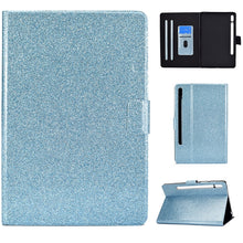 Load image into Gallery viewer, Varnish Glitter Powder Smart Leather Tablet Case, For Lenovo Legion Y700, For Samsung Galaxy Tab S8 / S7