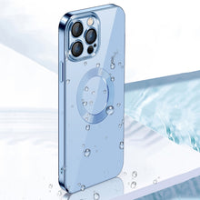 Load image into Gallery viewer, 9D Electroplated Edge Len Film Clear PC + TPU Shockproof Case, For iPhone 13 Pro Max