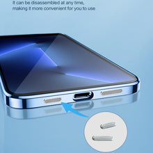Load image into Gallery viewer, 9D Electroplated Edge Len Film Clear PC + TPU Shockproof Case, For iPhone 13 Pro Max