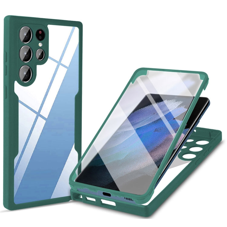 Acrylic + TPU 360 Degrees Full Coverage Shockproof Phone Case, For Samsung Galaxy A10s, For Samsung Galaxy A12, For Samsung Galaxy M52 5G, For Samsung Galaxy S22 5G, For Samsung Galaxy S22+ 5G, For Samsung Galaxy S22 Ultra 5G, For Samsung Galaxy A21s  ...