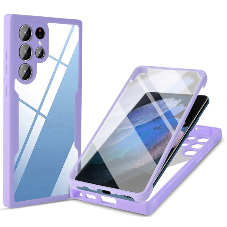 Acrylic + TPU 360 Degrees Full Coverage Shockproof Phone Case, For Samsung Galaxy A10s, For Samsung Galaxy A12, For Samsung Galaxy M52 5G, For Samsung Galaxy S22 5G, For Samsung Galaxy S22+ 5G, For Samsung Galaxy S22 Ultra 5G, For Samsung Galaxy A21s  ...