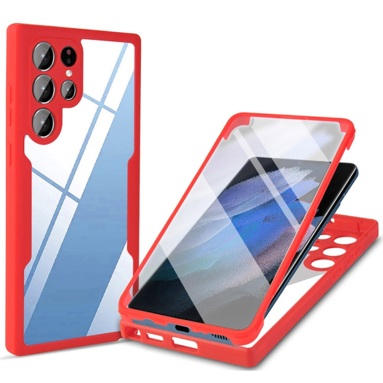 Acrylic + TPU 360 Degrees Full Coverage Shockproof Phone Case, For Samsung Galaxy A10s, For Samsung Galaxy A12, For Samsung Galaxy M52 5G, For Samsung Galaxy S22 5G, For Samsung Galaxy S22+ 5G, For Samsung Galaxy S22 Ultra 5G, For Samsung Galaxy A21s  ...