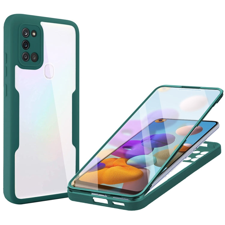 Acrylic + TPU 360 Degrees Full Coverage Shockproof Phone Case, For Samsung Galaxy A10s, For Samsung Galaxy A12, For Samsung Galaxy M52 5G, For Samsung Galaxy S22 5G, For Samsung Galaxy S22+ 5G, For Samsung Galaxy S22 Ultra 5G, For Samsung Galaxy A21s  ...