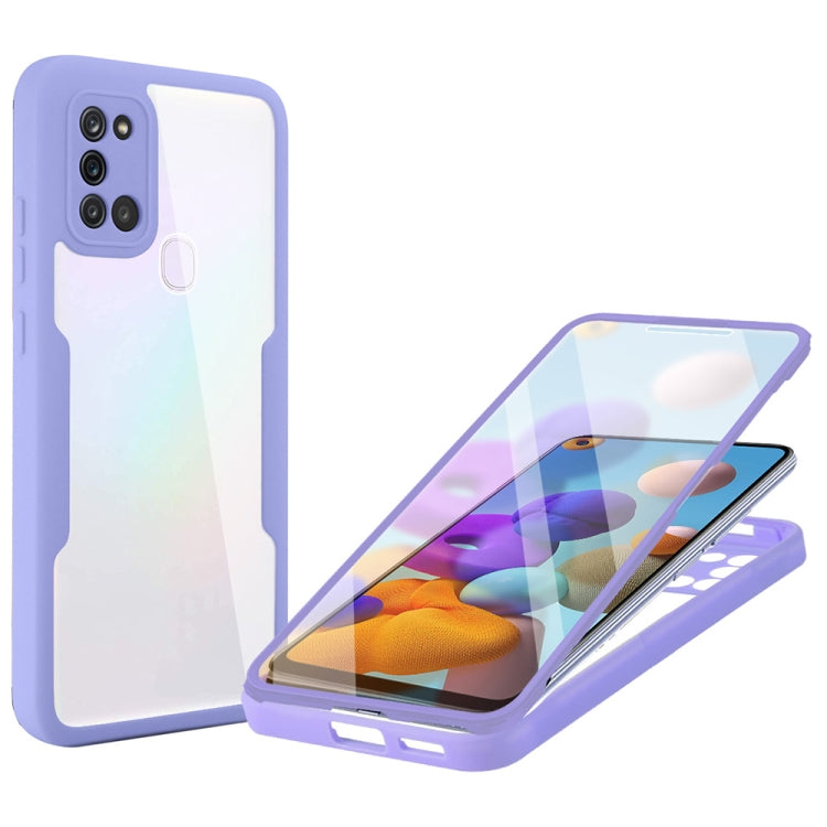 Acrylic + TPU 360 Degrees Full Coverage Shockproof Phone Case, For Samsung Galaxy A10s, For Samsung Galaxy A12, For Samsung Galaxy M52 5G, For Samsung Galaxy S22 5G, For Samsung Galaxy S22+ 5G, For Samsung Galaxy S22 Ultra 5G, For Samsung Galaxy A21s  ...