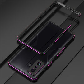 Aurora Lens Protector + Metal Frame Phone Case, For Xiaomi Redmi K50 Gaming