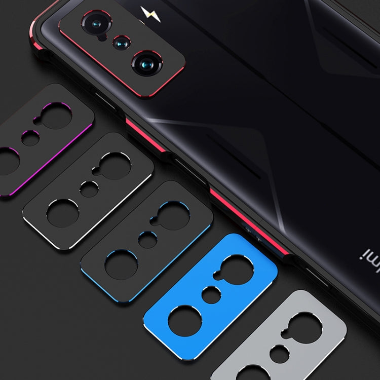 Aurora Lens Protector + Metal Frame Phone Case, For Xiaomi Redmi K50 Gaming