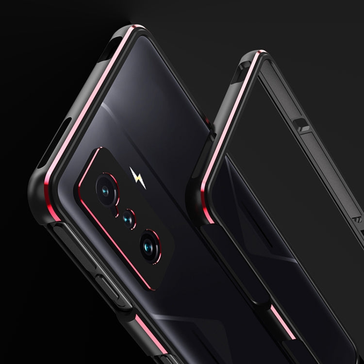 Aurora Lens Protector + Metal Frame Phone Case, For Xiaomi Redmi K50 Gaming
