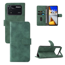 Load image into Gallery viewer, Skin Feel Magnetic Flip Leather Phone Case, For Xiaomi Poco M4 Pro 4G, For OnePlus Nord CE 2 5G
