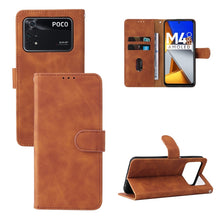 Load image into Gallery viewer, Skin Feel Magnetic Flip Leather Phone Case, For Xiaomi Poco M4 Pro 4G, For OnePlus Nord CE 2 5G