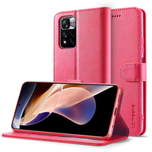 Load image into Gallery viewer, LC.IMEEKE Calf Texture Leather Phone Case, For Xiaomi Redmi Note 11 Pro+ 5G International Version