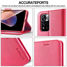 Load image into Gallery viewer, LC.IMEEKE Calf Texture Leather Phone Case, For Xiaomi Redmi Note 11 Pro+ 5G International Version