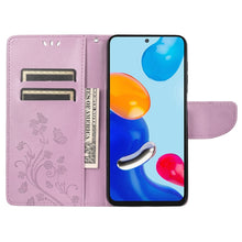 Load image into Gallery viewer, Embossed Butterfly Pattern Flip Leather Phone Case, For Xiaomi Redmi Note 11 4G / Note 11S, For Xiaomi Poco X4 Pro 5G