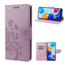 Load image into Gallery viewer, Embossed Butterfly Pattern Flip Leather Phone Case, For Xiaomi Redmi Note 11 4G / Note 11S, For Xiaomi Poco X4 Pro 5G