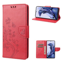 Load image into Gallery viewer, Embossed Butterfly Pattern Flip Leather Phone Case, For Xiaomi Redmi Note 11 4G / Note 11S, For Xiaomi Poco X4 Pro 5G