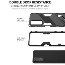 Load image into Gallery viewer, Punk Armor 2 in 1 PC + TPU Shockproof Phone Case with Invisible Holder, For Xiaomi Redmi Note 11 Pro 5G Gobal, For Xiaomi Poco M4 Pro 4G, For Xiaomi Poco X4 Pro 5G